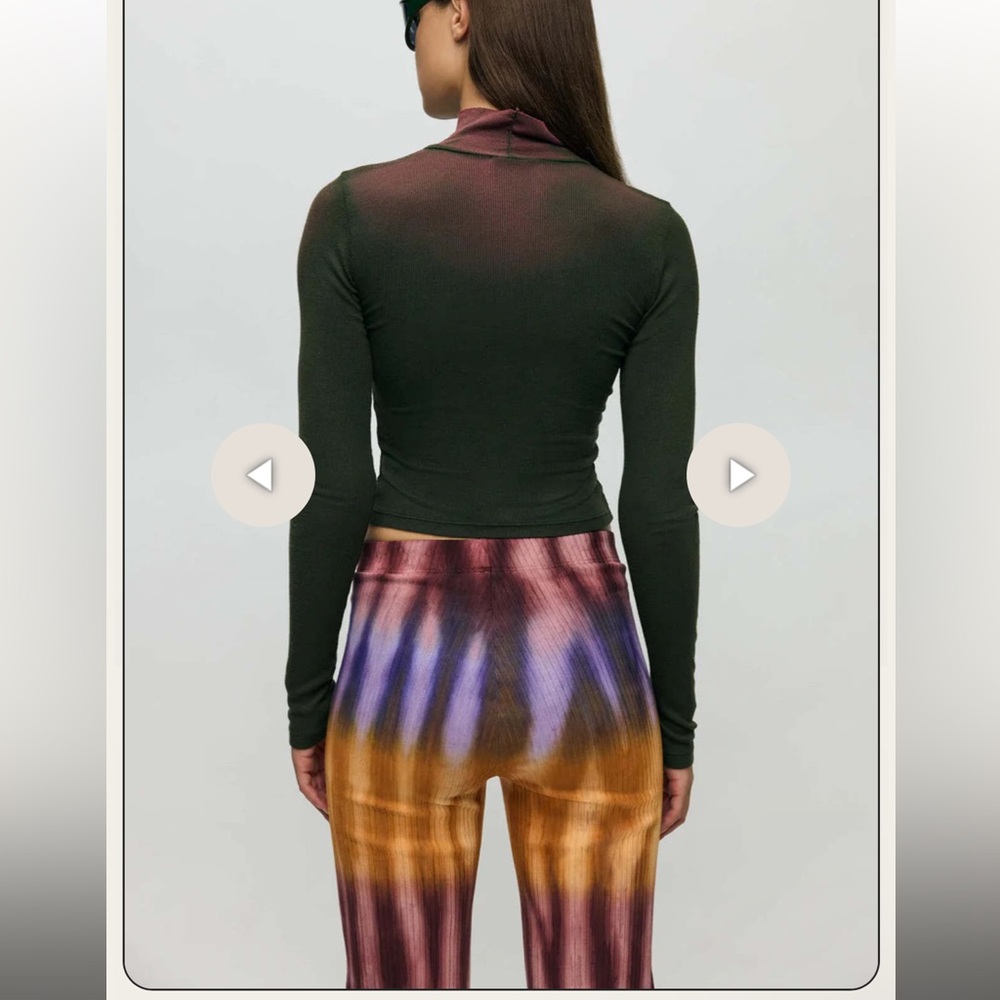 Cotton Citizen Tie-Dye Women's straight leg Pants Small NWT $175 - Picture 4 of 5